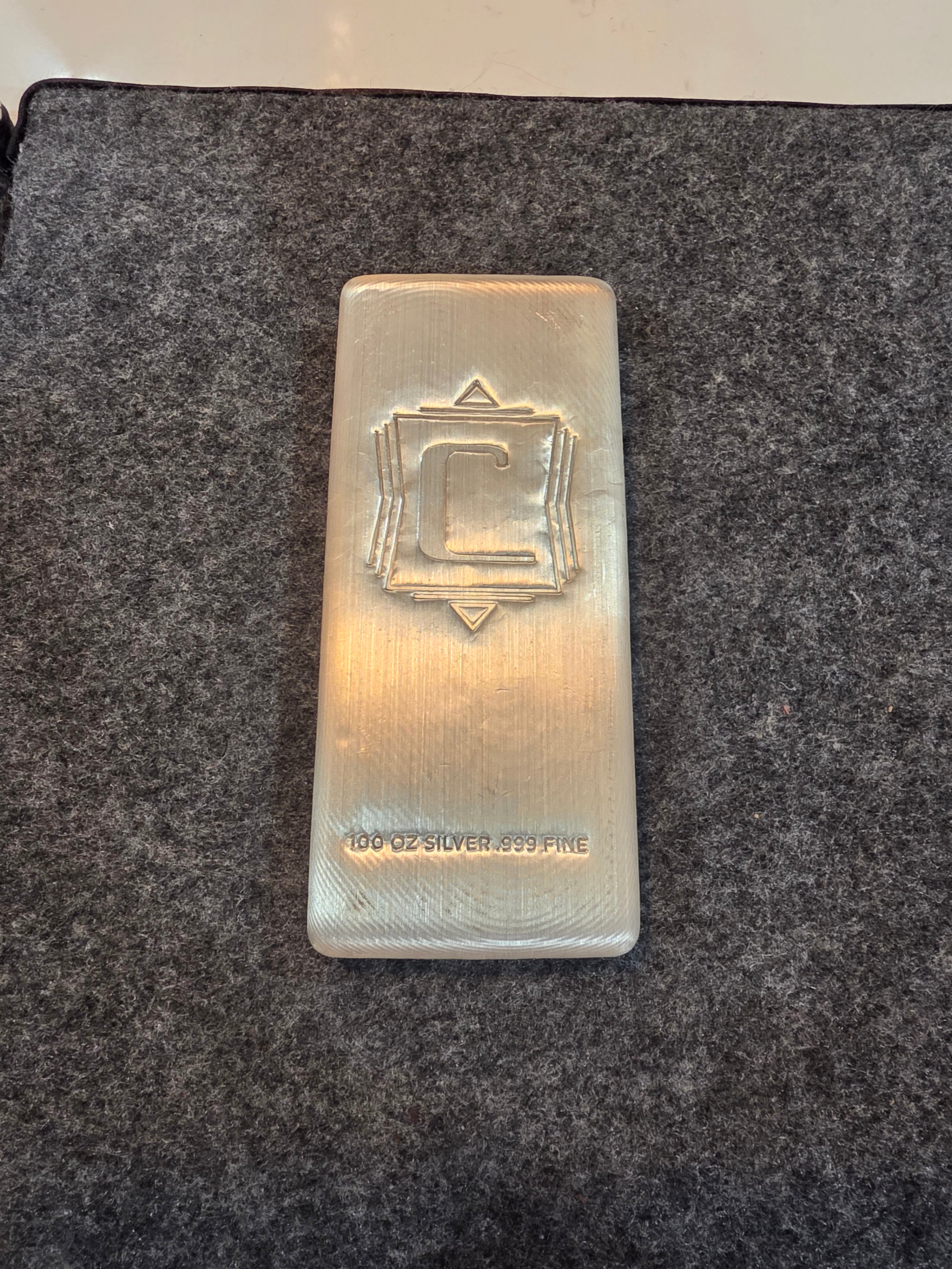 100 oz JOHN WICK Silver Bar.