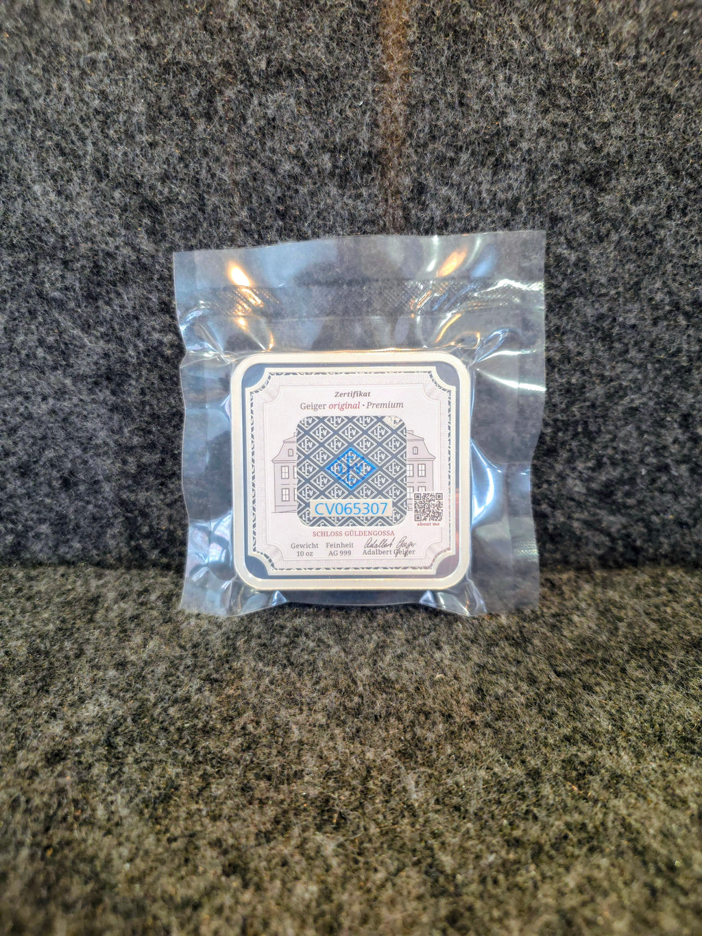 Geiger Silver Bar, 10 oz: CV065307