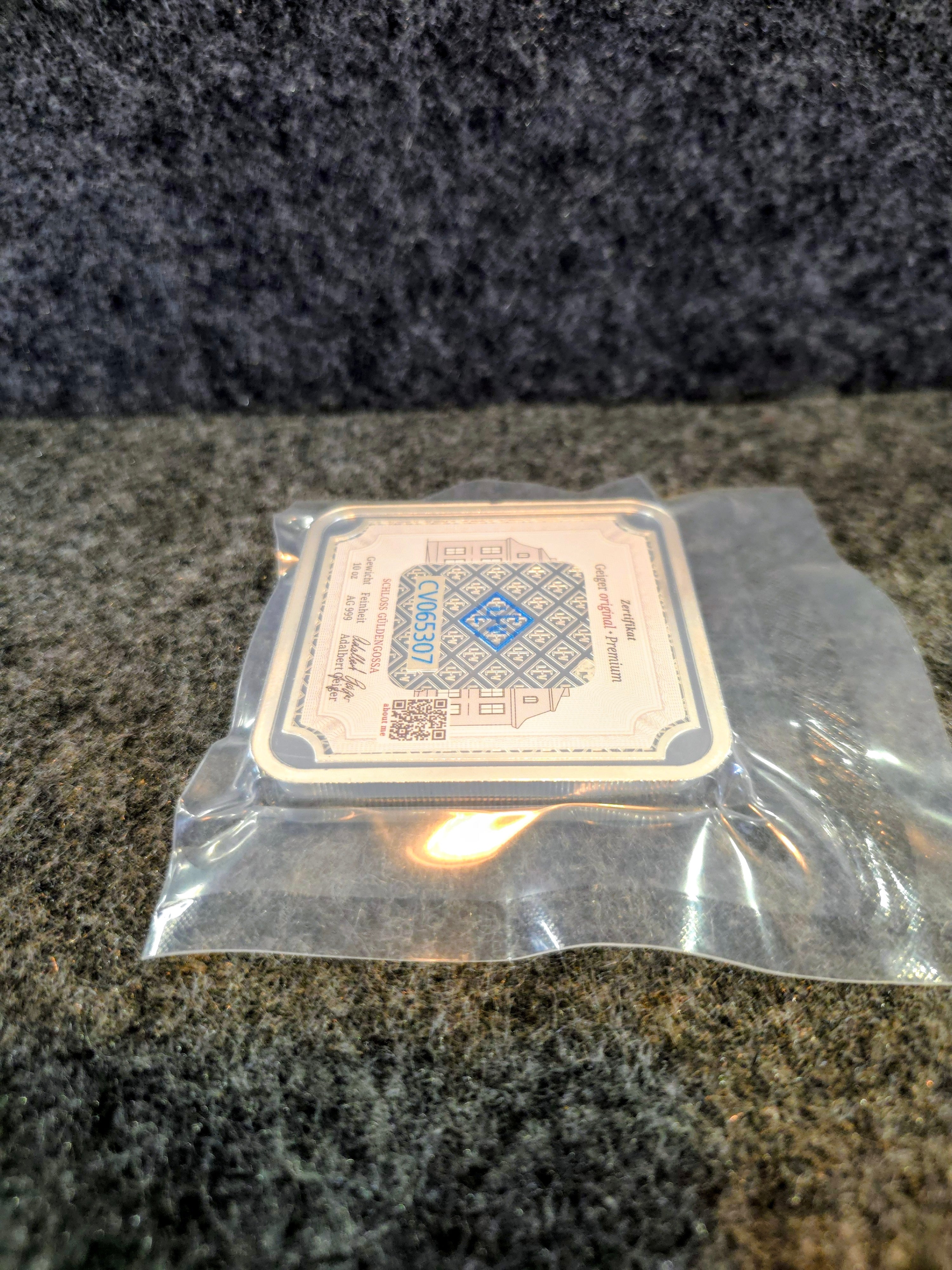 Geiger Silver Bar, 10 oz: CV065307